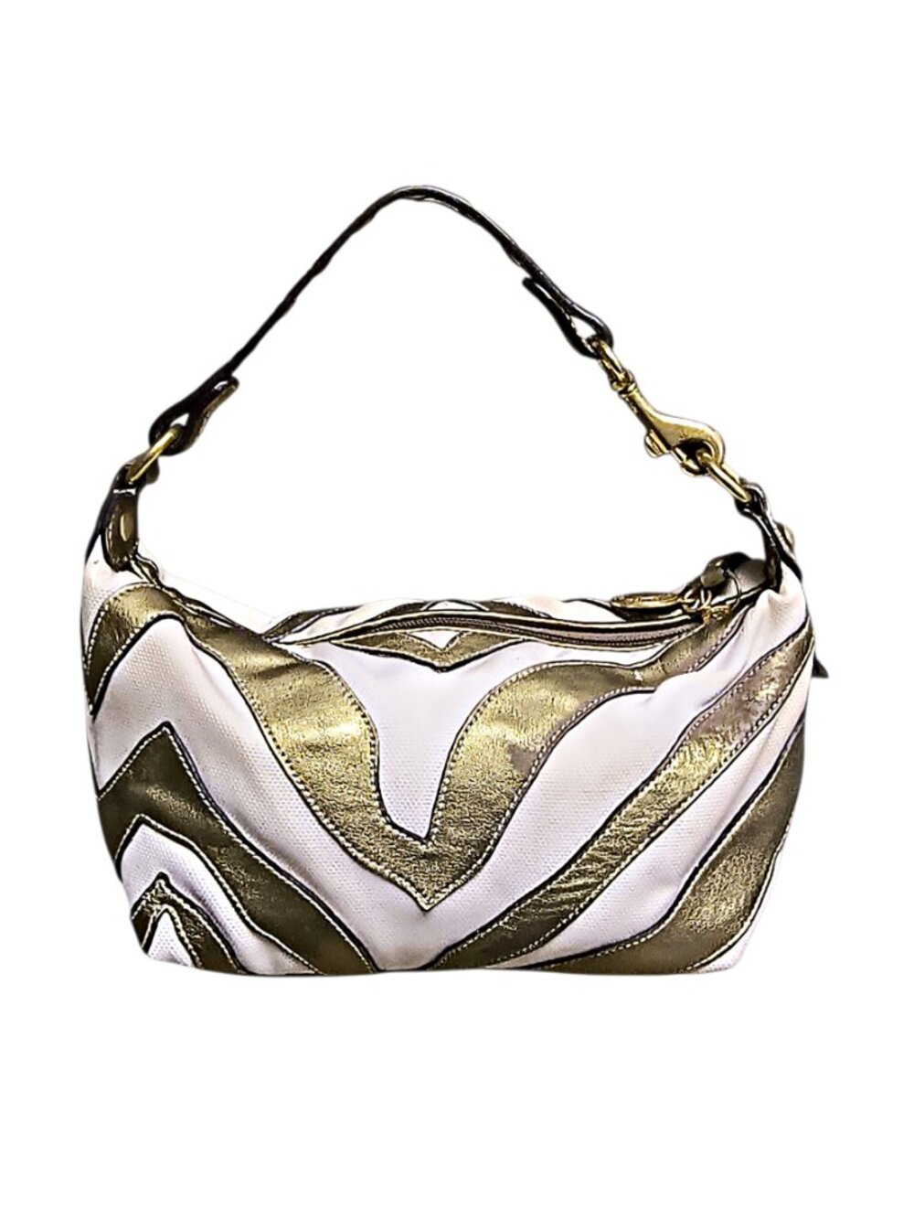 Coach Zebra Print Demi Bag - Picture 5 of 9
